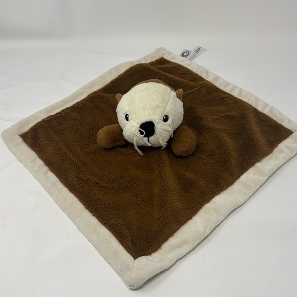 Monterey Bay Aquarium Baby Sea Otter Plush Blanket Security Lovey - Picture 1 of 6